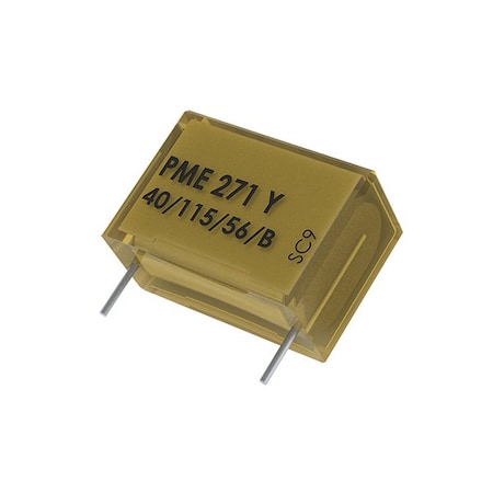 Kemet Paper Capacitor, Paper, 20% +Tol, 20% -Tol, 0.01Uf, Through Hole Mount, 7320 PME271YB5100MR30